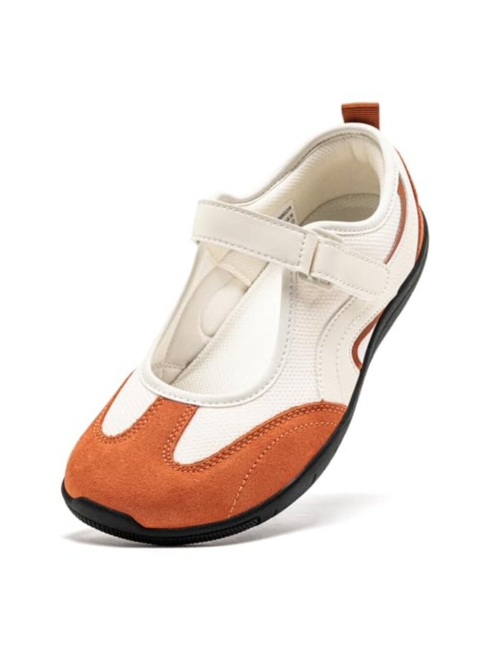 Women's Barefoot Wide Toe Box Slip On Mary Jane Flats Comfortable Walking Shoes
